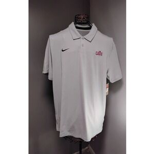 Nike Cleveland Cavaliers NBA Dri-FIT Grey Polo Shirt Mens Large HM8922-077 NEW